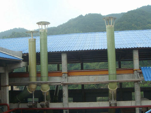 山西施工现场玻璃钢烟囱